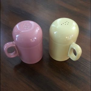 Fiesta ware salt/pepper shakers